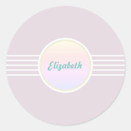 Adesivo Selos de Envelope Rosa e Opala Retro Glam