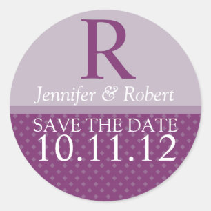 Adesivo Selos de Envelope Roxo Real