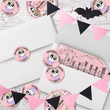Selos de Envelope/Saco/Caixa de Pequeno Halloween
