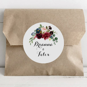 Adesivo Selos De Envelopes De Casamento Colorido Russo De 