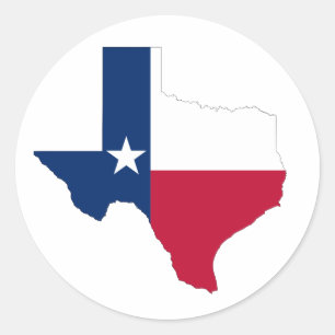 Adesivo Selos de envelopes do estado do Texas Stickers