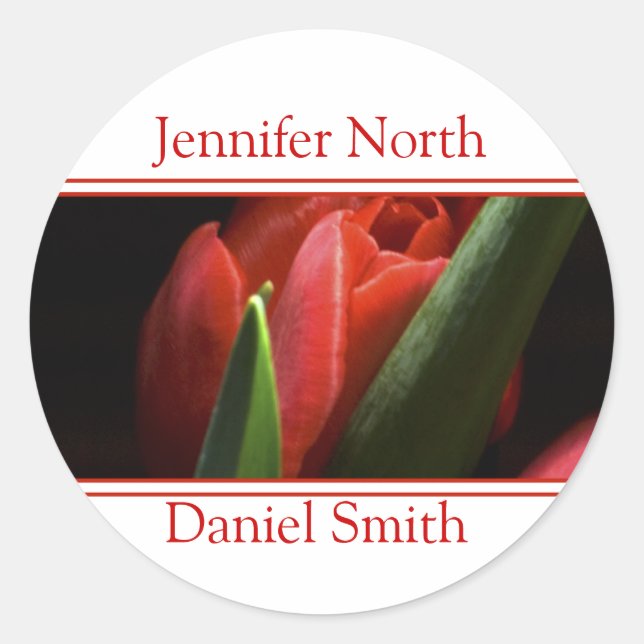 Adesivo Selos De Envelopes Noivos E De Almoço (Frente)