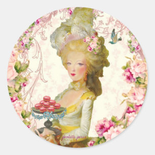 Adesivo Selos de Macarons da primavera de Marie Antoinette
