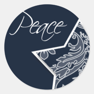 Adesivo Selos de Natal Personalizáveis da Peace Star