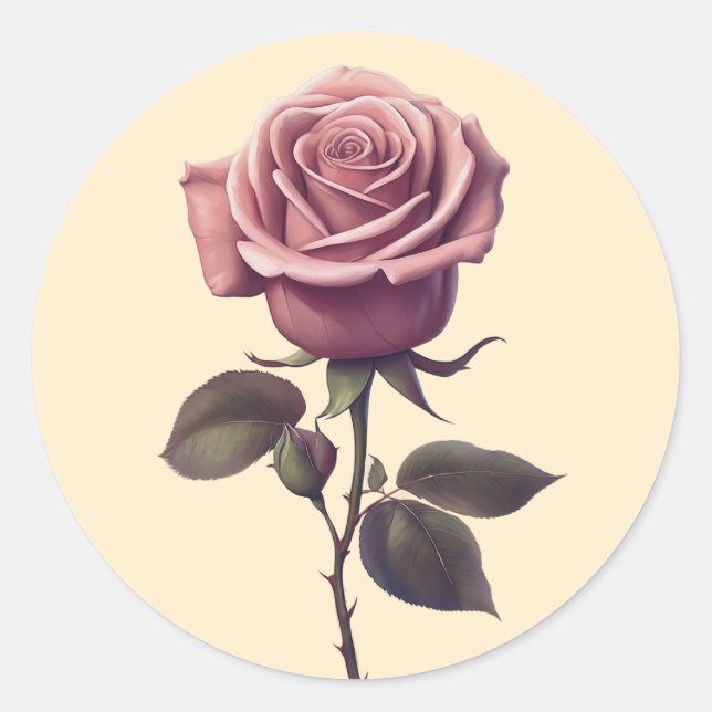 Adesivo selos de rosa (Frente)