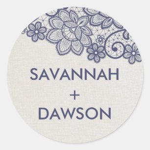 Adesivo Selos do envelope do casamento do laço de