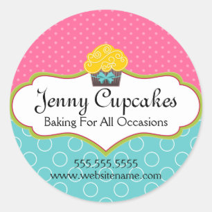 Adesivo Selos lunáticos da caixa da padaria do cupcake