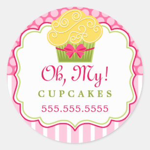 Adesivo Selos lunáticos da caixa da padaria do cupcake
