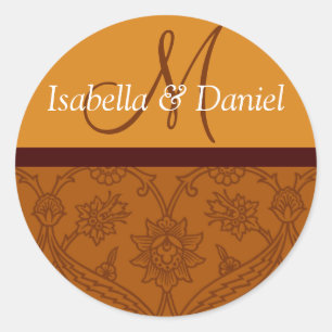 Adesivo Selos Monográficos Personalizados Do Damask Para E