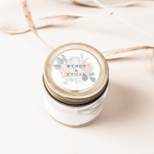 Adesivo Selos Simples De Envelope De Casamento Floral Russ