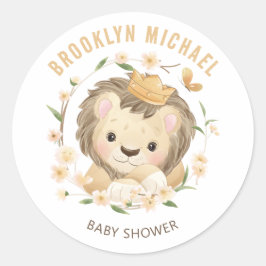 Adesivo Selva Chá de fraldas Baby Lion King