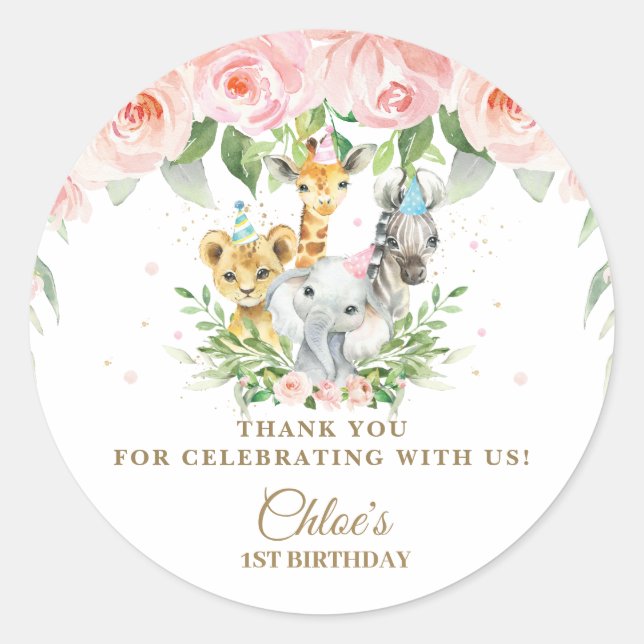 Adesivo Selva Coca-Cola Rosa Floral Agradeço-Lhe (Frente)