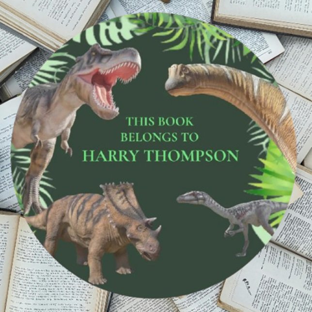 Adesivo Selva dos dinossauros do BOOK (Brighten up your belongings—order your sticker today!)