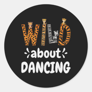 Adesivo Selvagem sobre dança