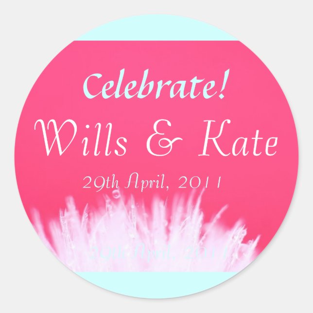 Adesivo Selvagens e Kate Royal Wedings Stickers (Frente)