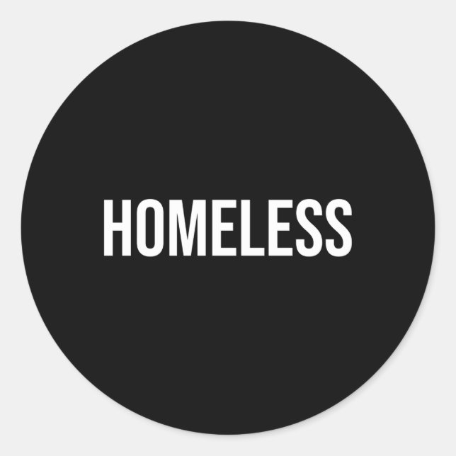 Adesivo Sem abrigo (Frente)