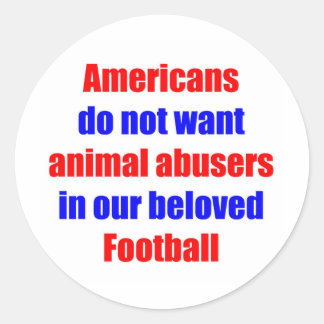 Adesivo Sem Abusos Animais No Futebol
