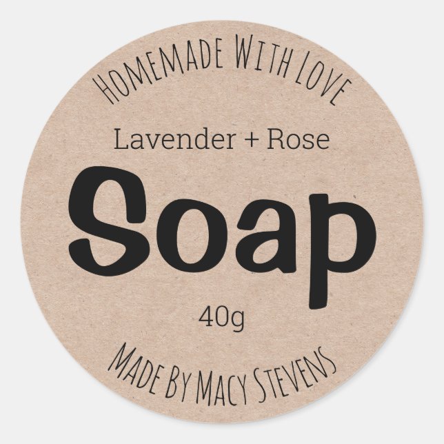 Adesivo Sem Amigos Simples Rótulos De Sabão De Papel Casta (Frente)