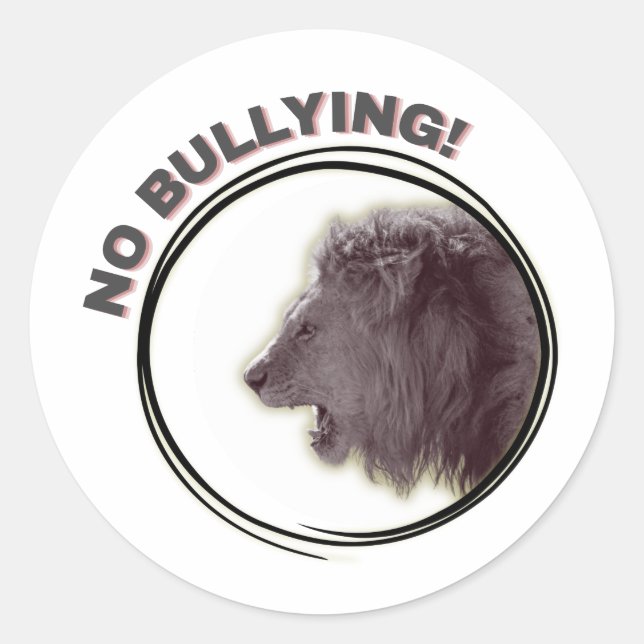 Adesivo Sem bullying - levante a voz! (Frente)