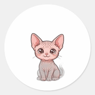 Adesivo Sem Cabelo e Sem Medo — Mãe Sphynx