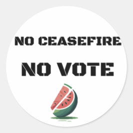ADESIVO SEM CEASEFIRE SEM VOTO WATERMELON GRATUITA PALESTI
