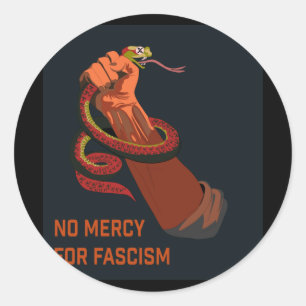 Adesivo Sem Compaixão Para O Fascismo Edição De 2025
