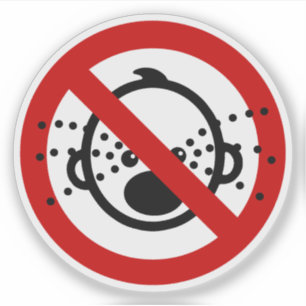 Adesivo SEM Cry Baby ⚠ Thai - Sinal de Aeroporto ⚠