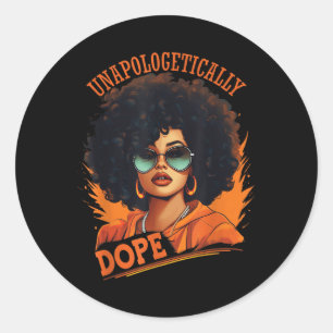 Adesivo Sem desculpas, 19 de junho História Negra Gi Negro