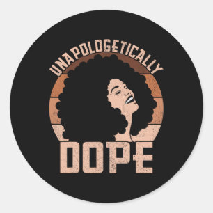 Adesivo Sem Desculpas Mulher Afro Orgulho Negro Melani