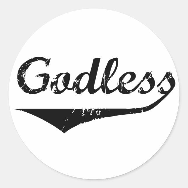 Adesivo Sem Deus 2 (Frente)