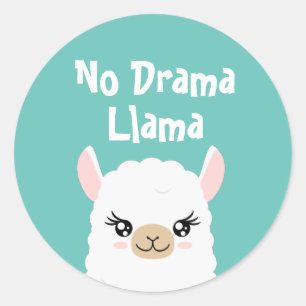Adesivo Sem Drama Llama