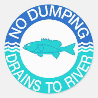 Adesivo Sem Drenagens Para Rio, Sinal, Nova Jersey, EUA
