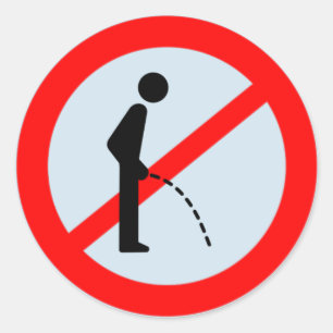 Adesivo Sem Expulsão em Público