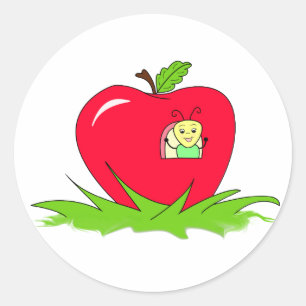 Adesivo Sem-fim em Apple vermelho