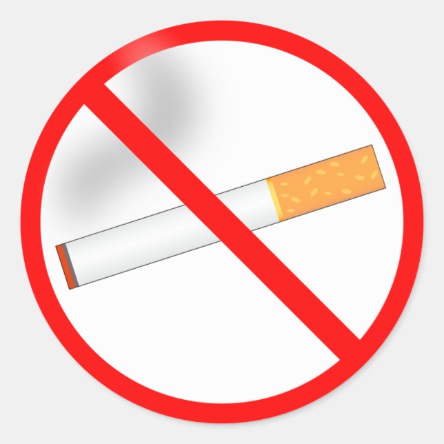 Adesivo Sem Fumar (Frente)