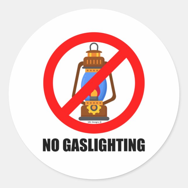 Adesivo Sem Gaslight (Frente)