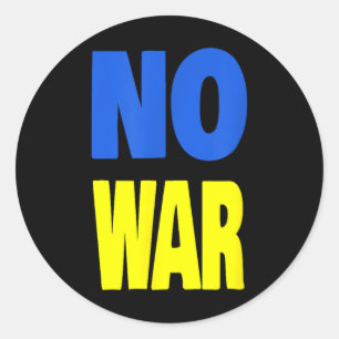 Adesivo Sem guerra Ucrânia