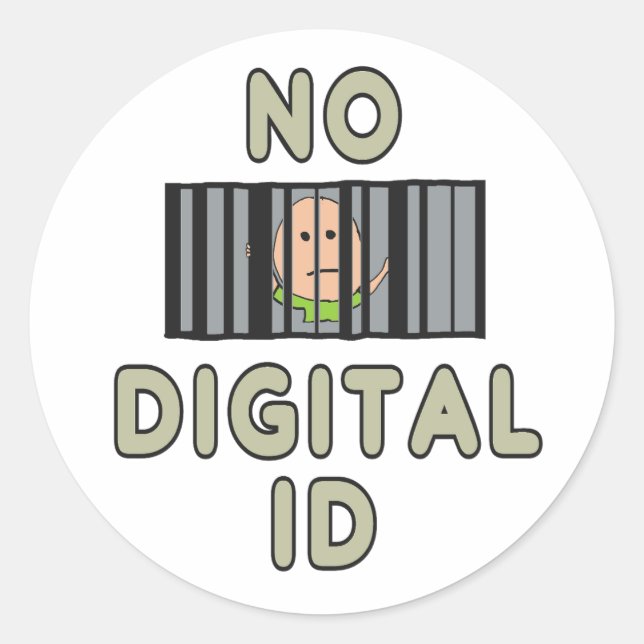 Adesivo Sem ID digital (Frente)