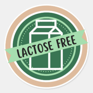 Adesivo Sem Lactose, Sem Laticínios, Intolerante à Lactose