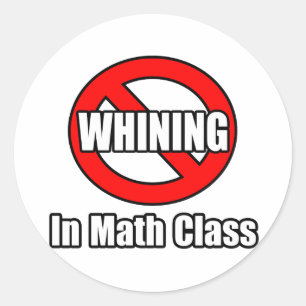 Adesivo Sem Lágrimas Na Classe Matemática