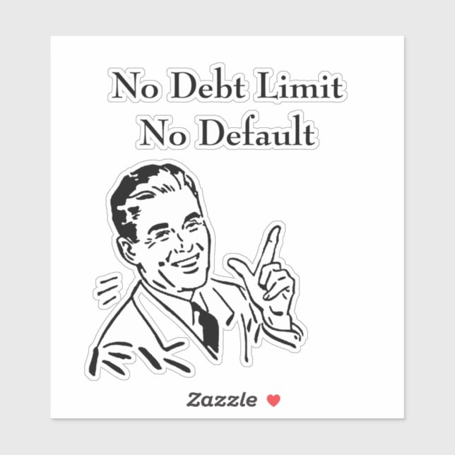 Adesivo Sem Limite de Dívida, Sem Padrão (Folha)