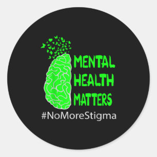 Adesivo Sem Mais Estigma, Sensibilização Para A Saúde Ment
