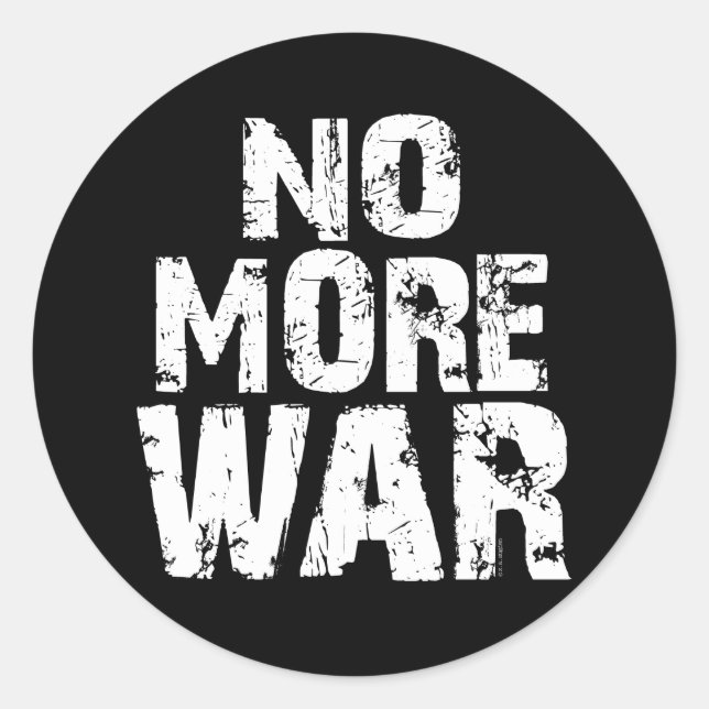 Adesivo Sem mais guerra (Frente)
