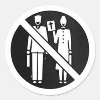 Adesivo Sem mais testemunhas de Jeová