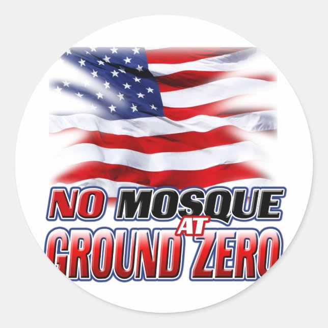 Adesivo Sem Mesquita No Ground Zero (Frente)