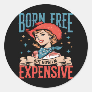 Adesivo Sem nascer, mas agora sou uma citação engraçada