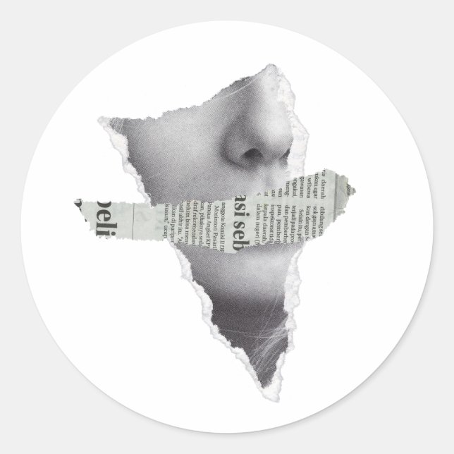 Adesivo Sem notícias aqui.bw (Frente)