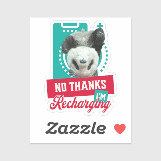 Adesivo Sem Obrigados, estou recarregando a bateria do bot (Folha)