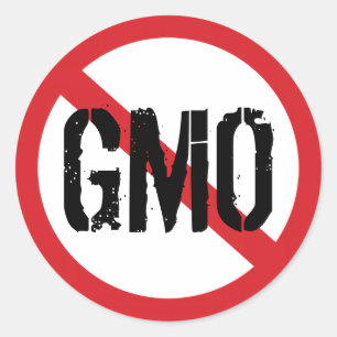Adesivo Sem OGM Alimento Geneticamente Modificado