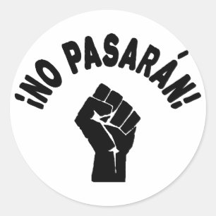 Adesivo Sem Pasaran - Não Podem Passar